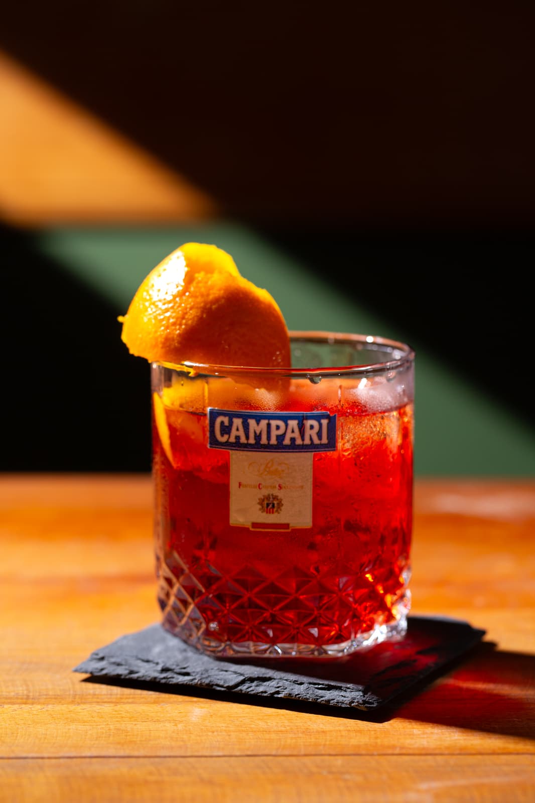 Negroni, Campari e scorza